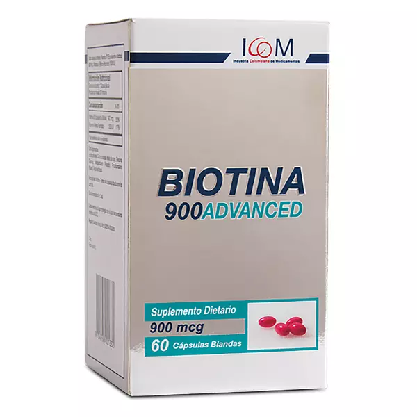 Biotina Advanced 900 Mg