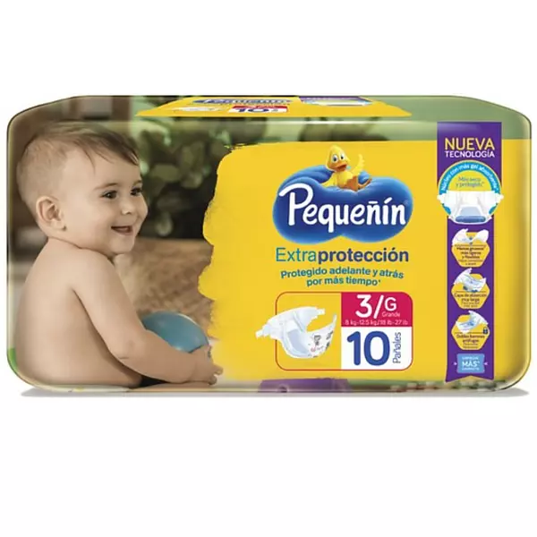 Pañales Pequeñin Extra Proteccion Etapa 3