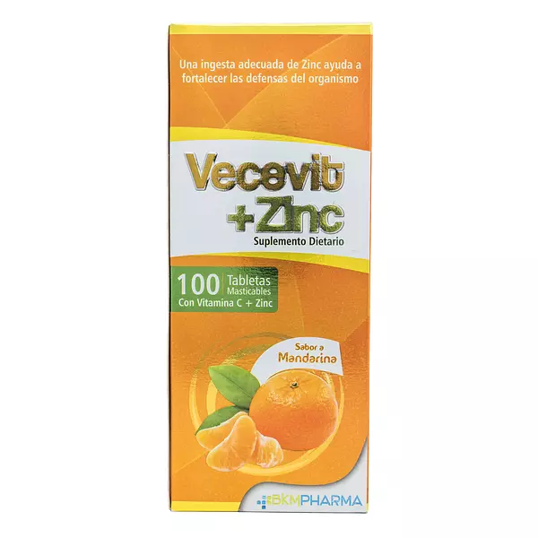 Vecevit Vitamina C+Zinc Mandarina