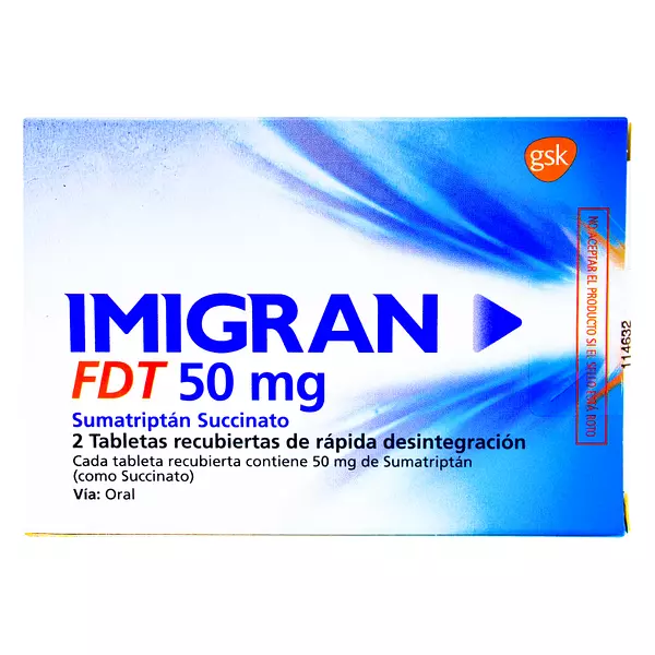 Imigran Fdt 50 Mg