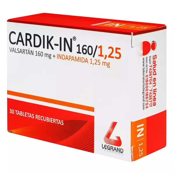 Cardik-In 160/1.25 Mg