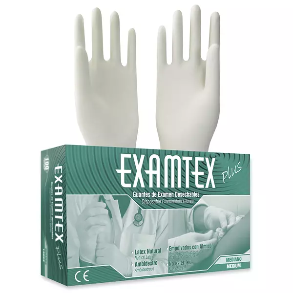 Guante Examtex Talla M