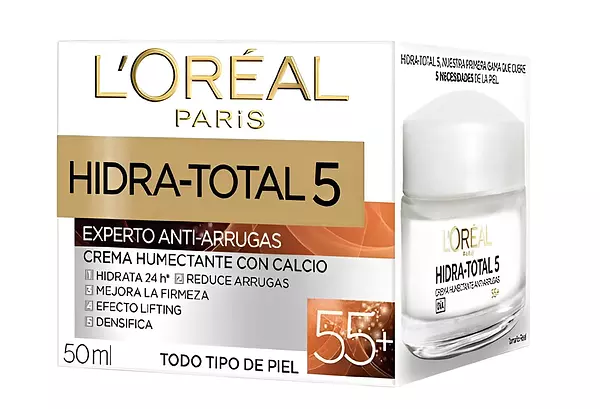 Crema Humectante Anti-Arrugas Total 5