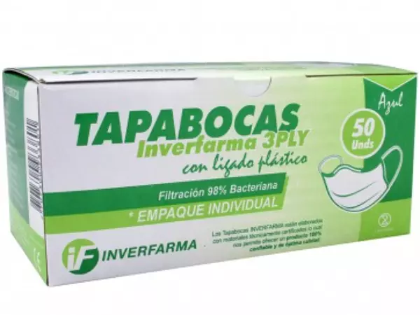 Tapabocas Inverfarma