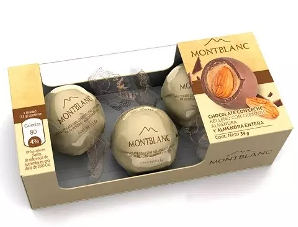 Chocolate Montblanc Almendras