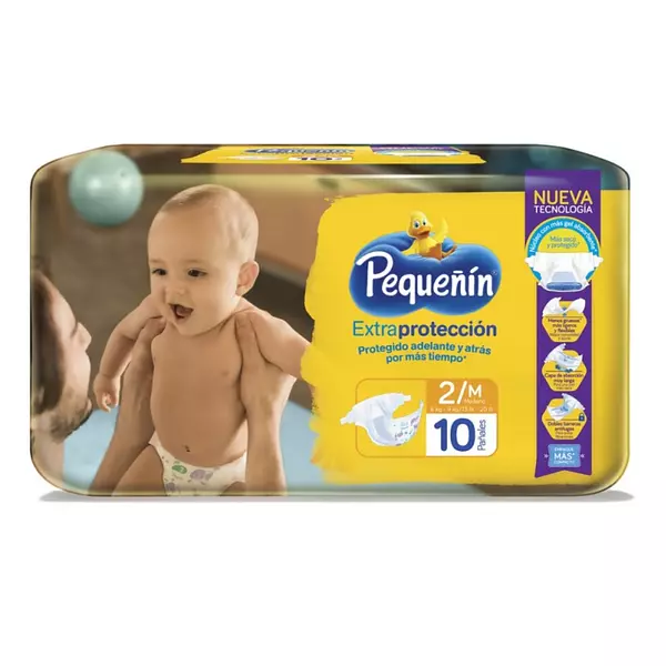 Pañales Pequeñin Extra Proteccion Etapa 2