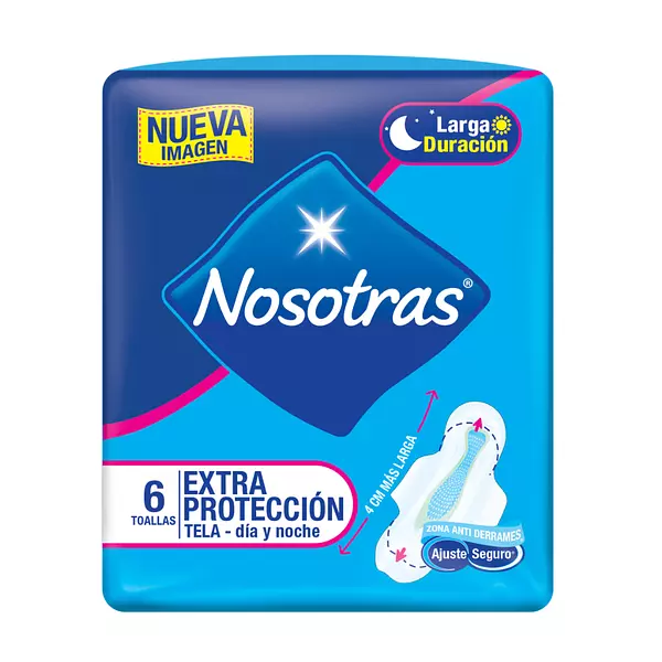 Toallas Nosotras Extra Proteccion Diay Noche