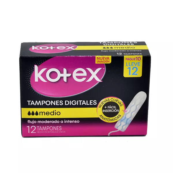 Tampones Kotex Digital Medio