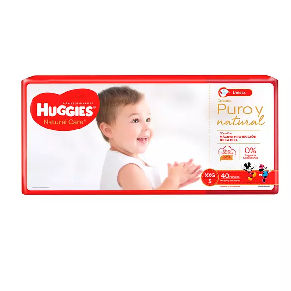 Pañales Huggies Natural Care Etapa 5