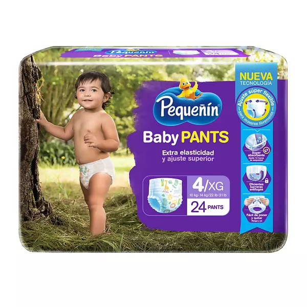 Pañales Pequeñin Baby Pants Etapa 4