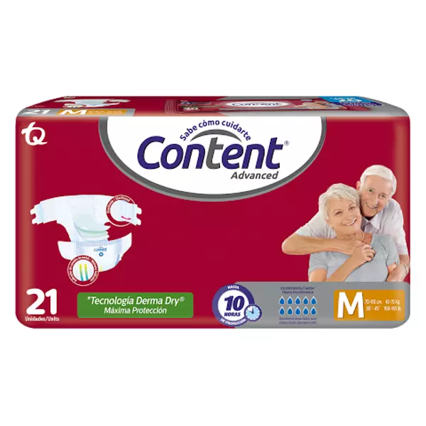 Pañales Talla M Content Advance