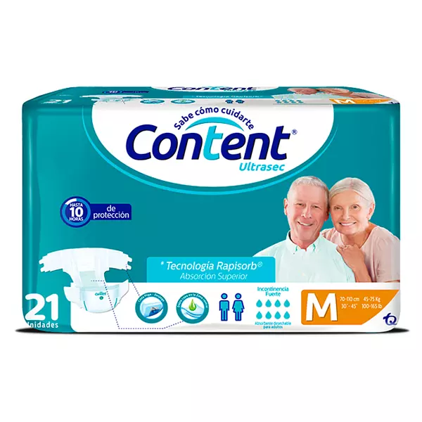 Pañales Talla M Content Ultrasec