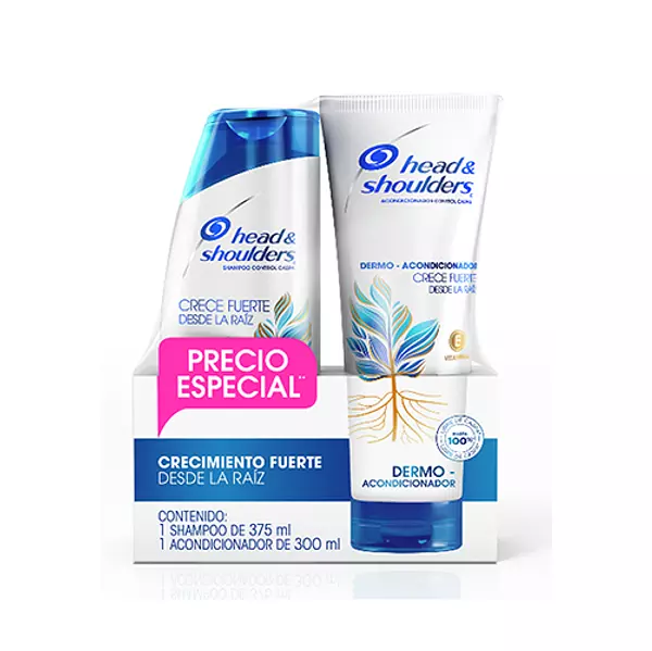 Shampoo Head And Shoulders Crece Fuerte + Acondicionador