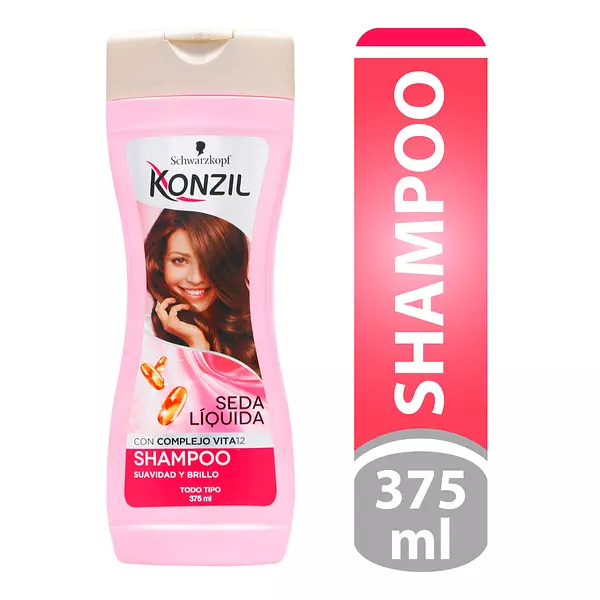 Shampoo Konzil Seda Liquida Complejo Vita 12