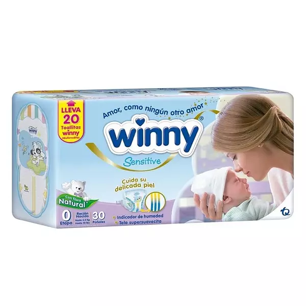 Pañales Winny Gold Sensitive Etapa 0