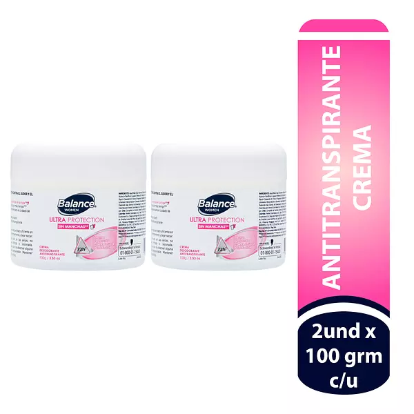 Desodorante Balance Crema Ultra Protection