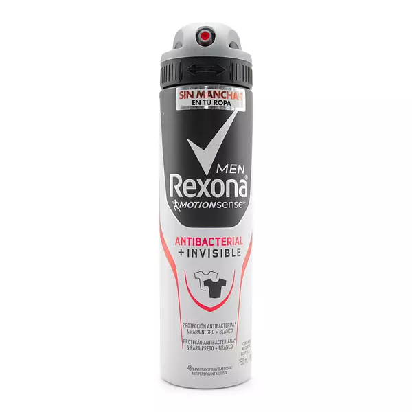 Desodorante Rexona Spray Men Antivacterial Invisible