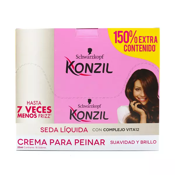 Crema Para Peinar Konzil Seda Liquida