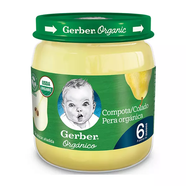 Compota Gerber Orgánico Pera