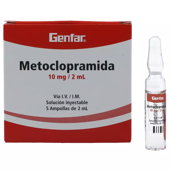 Metoclopramida 10 Mg Ampolla