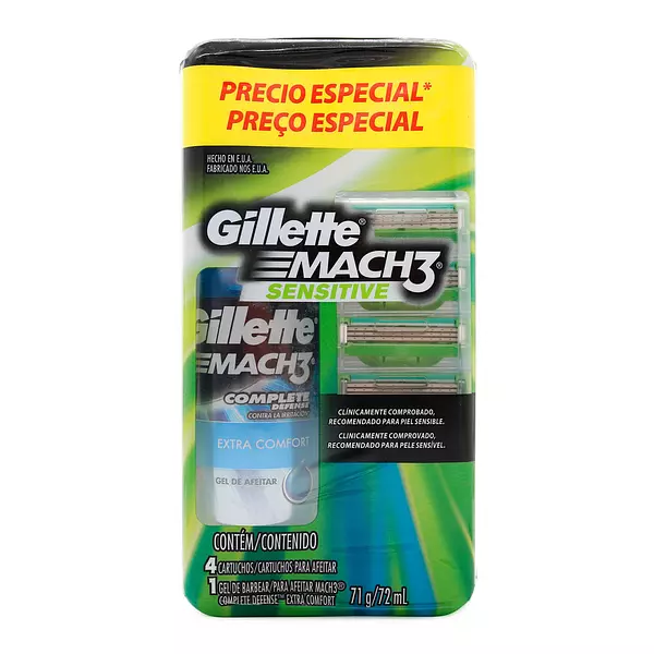 Gel De Afeitar Maquinas 3 Gillette