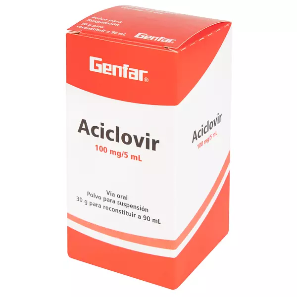 Aciclovir Suspension 90 Ml Gf