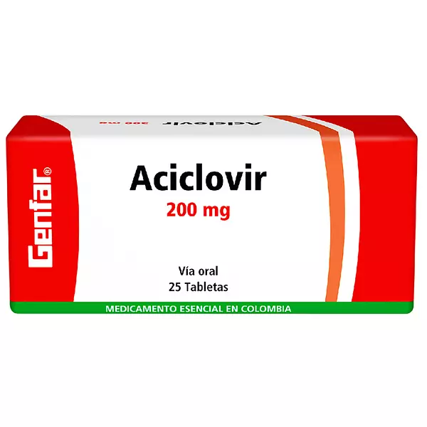 Aciclovir Tabletas 200 Mg