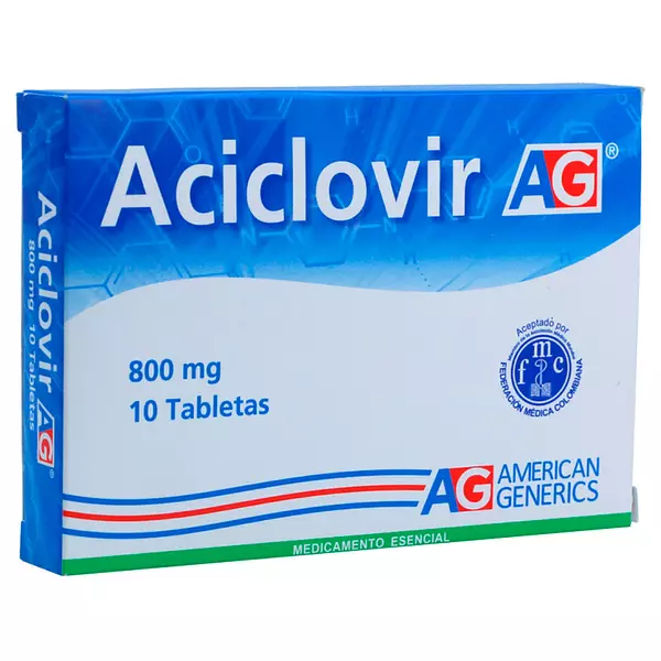 Aciclovir Tabletas 800 Mg Ag