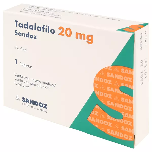 Tadalafilo 20 Mg Sz