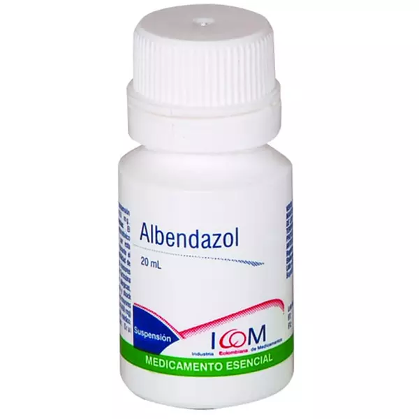 Albendazol Suspension Icom 20 Ml