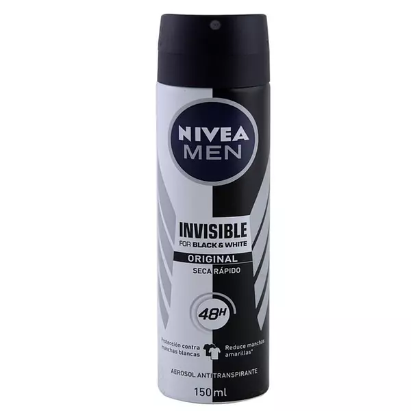 Desodorante Nivea Spray Invisible Black White