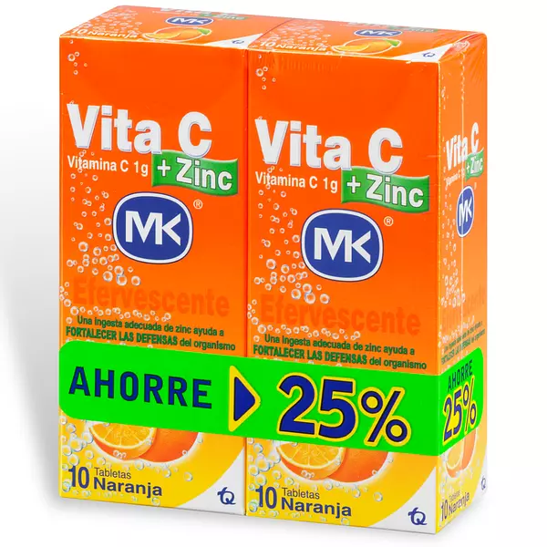 Vitamina C Tabletas Efervecente