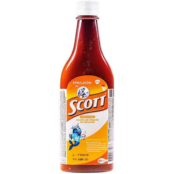 Emulsión De Scott 360 Ml