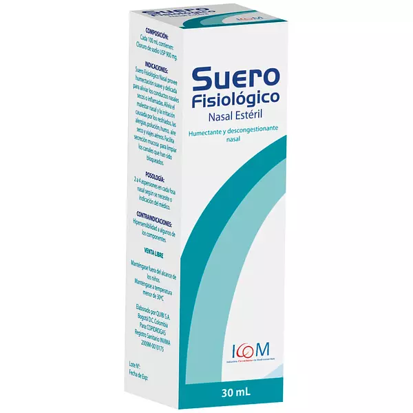 Suero Fisiologico Spray Nasal