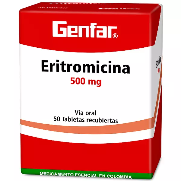 Eritromicina 500 Mg